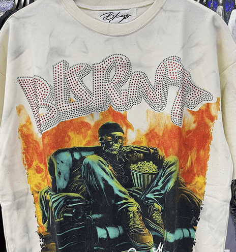 Polera Cine en Llamas